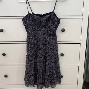 Storia Black and White Floral Dress